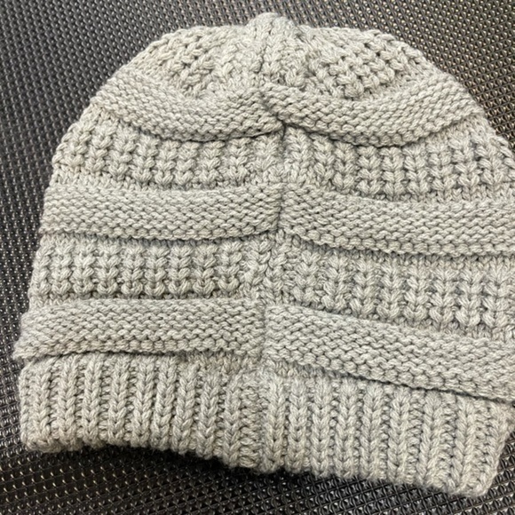 Modena knit gray Beanie Hat - Picture 2 of 6